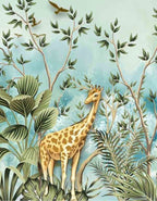 Safari Jungle Animal Wallpaper | Kids Room