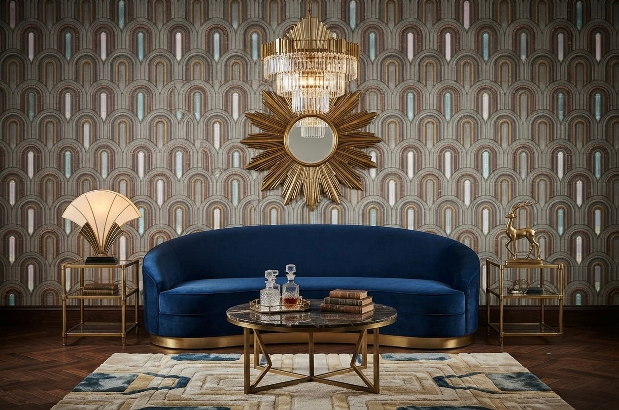 Art Deco Archway Luxe Wallpaper