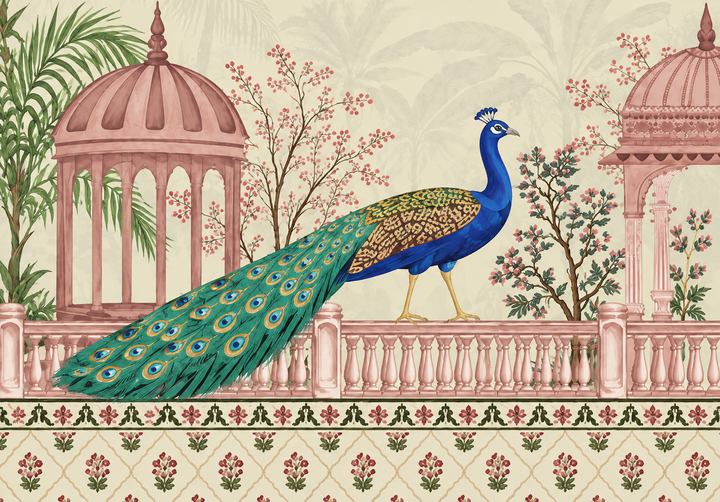 Mughal Garden Majesty Wallpaper