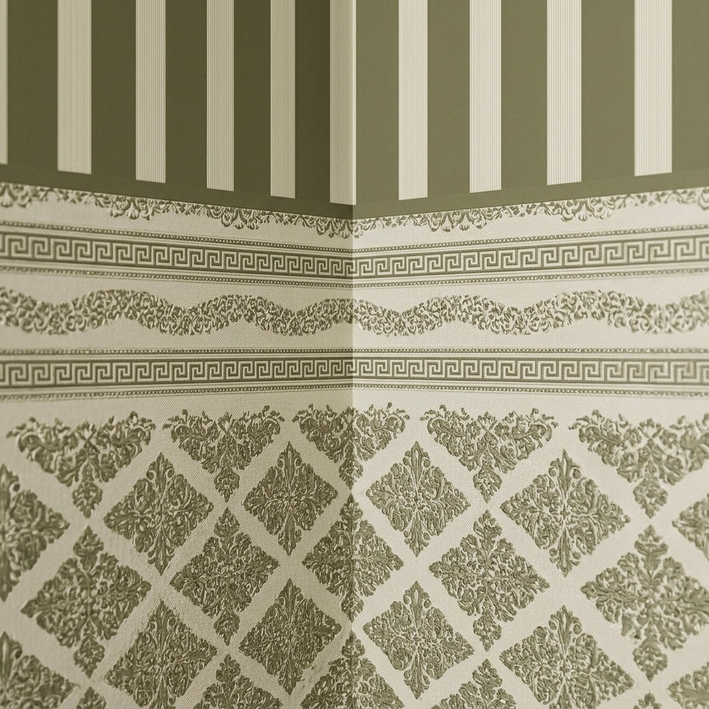 Olive Heritage Classic Wallpaper