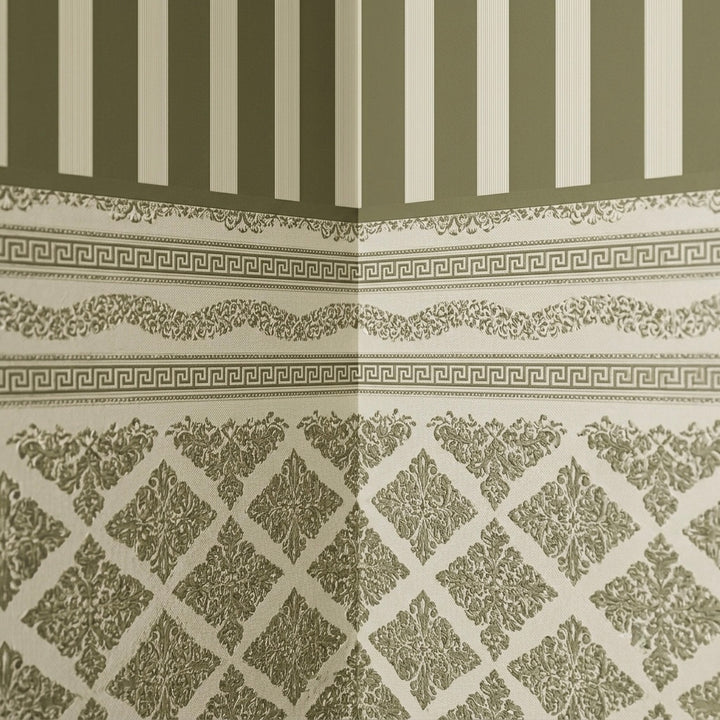 Olive Heritage Classic Wallpaper