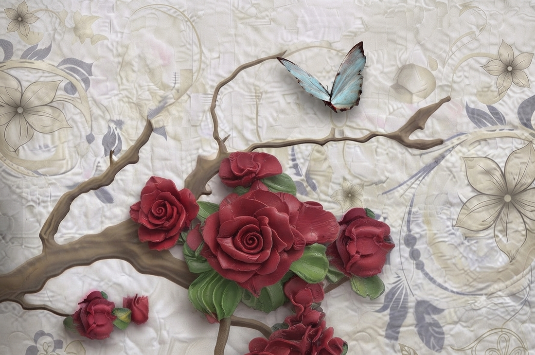 Branch Elegance Floral Wallpaper