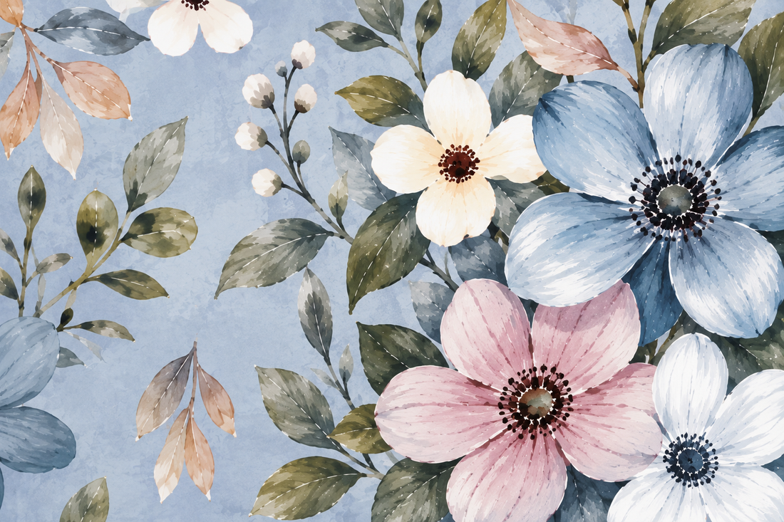 Serene Botanical Garden Wallpaper