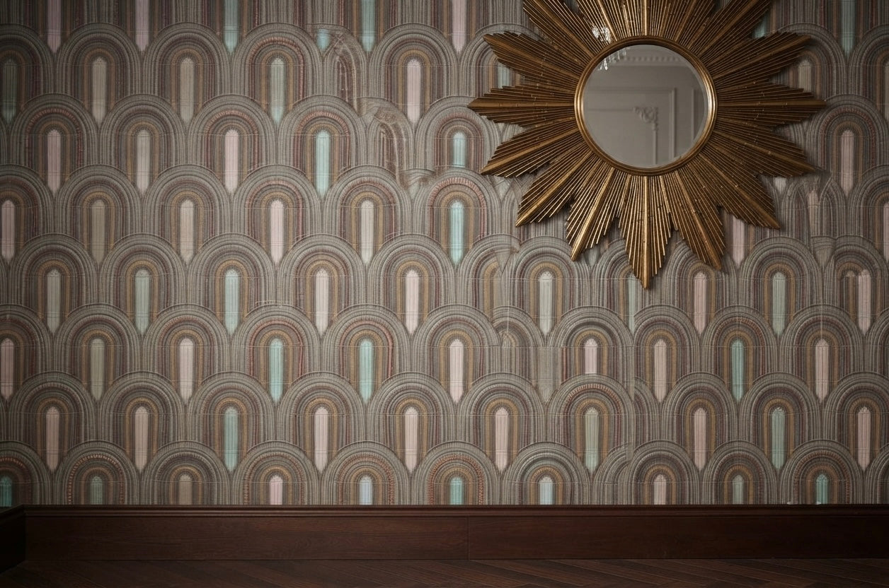 Art Deco Archway Luxe Wallpaper