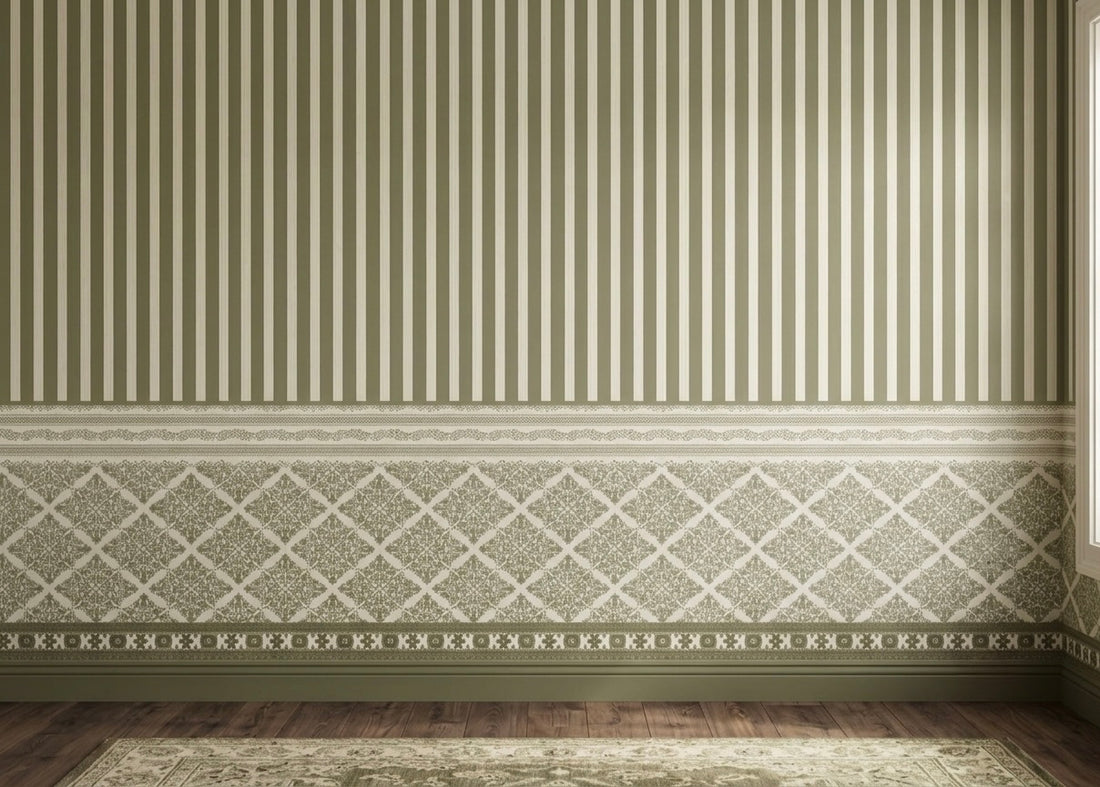 Olive Heritage Classic Wallpaper