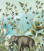 Safari Jungle Animal Wallpaper | Kids Room