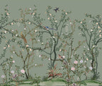 Bird & Blossom Wallpaper