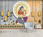 Indian Folk Art Wallpaper