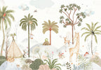 Jungle Kids Wallpaper | Animal wall Mural