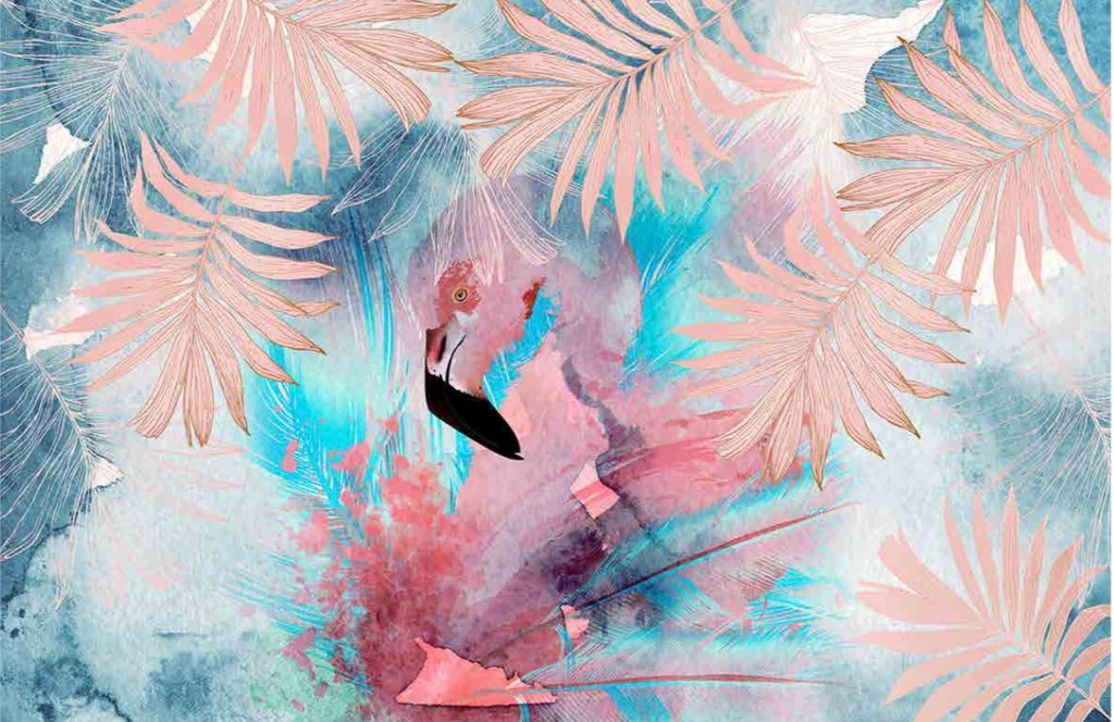 Pastel Flamingo Wallpaper