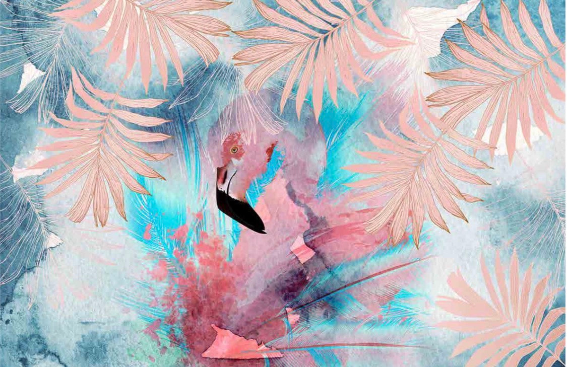 Pastel Flamingo Wallpaper