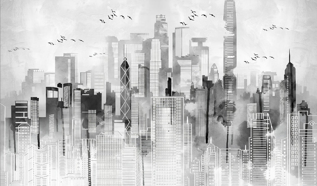 Skyline Office Wallpaper