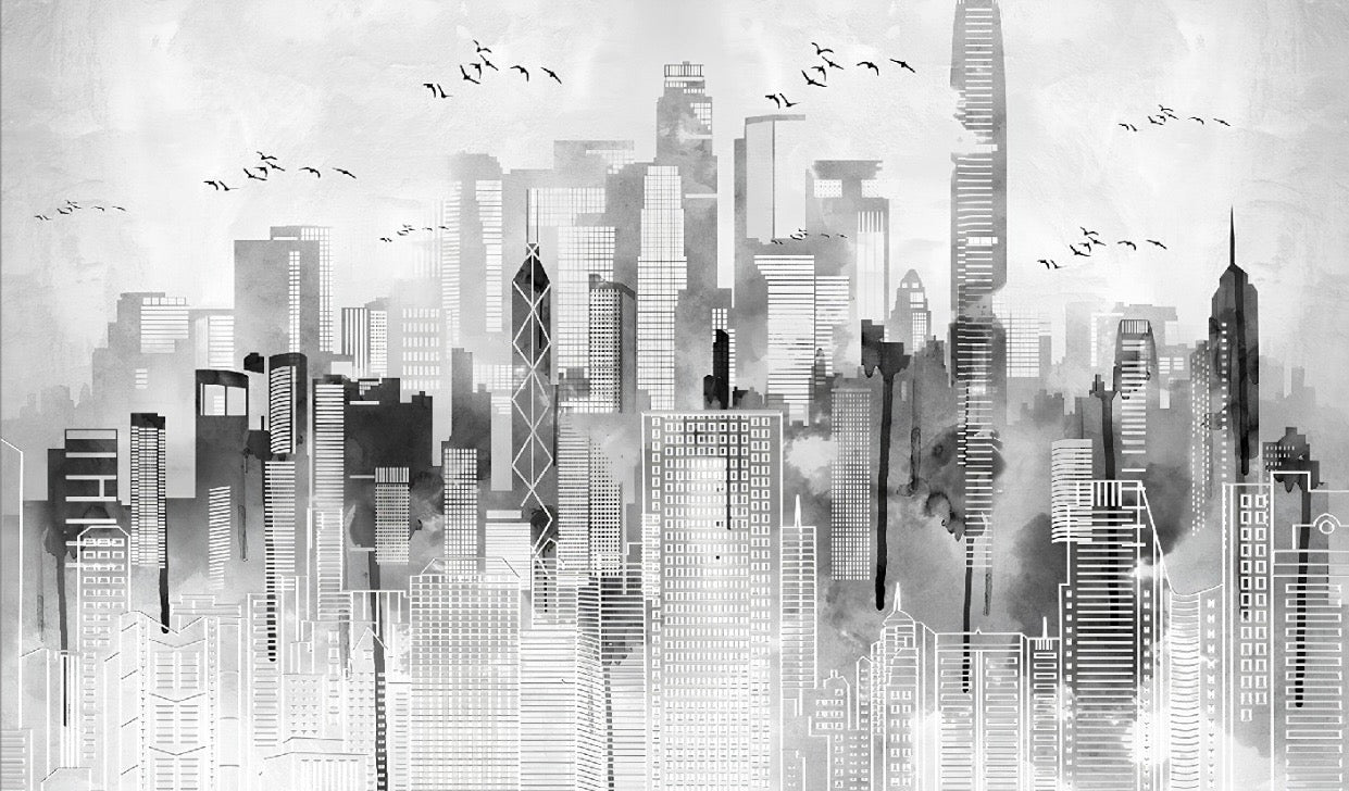 Skyline Office Wallpaper