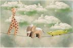 Clouds Kids Wallpaper | Premium Watercolor