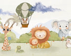 Safari Animal Kids Wallpaper | Kids Bedroom & Playroom