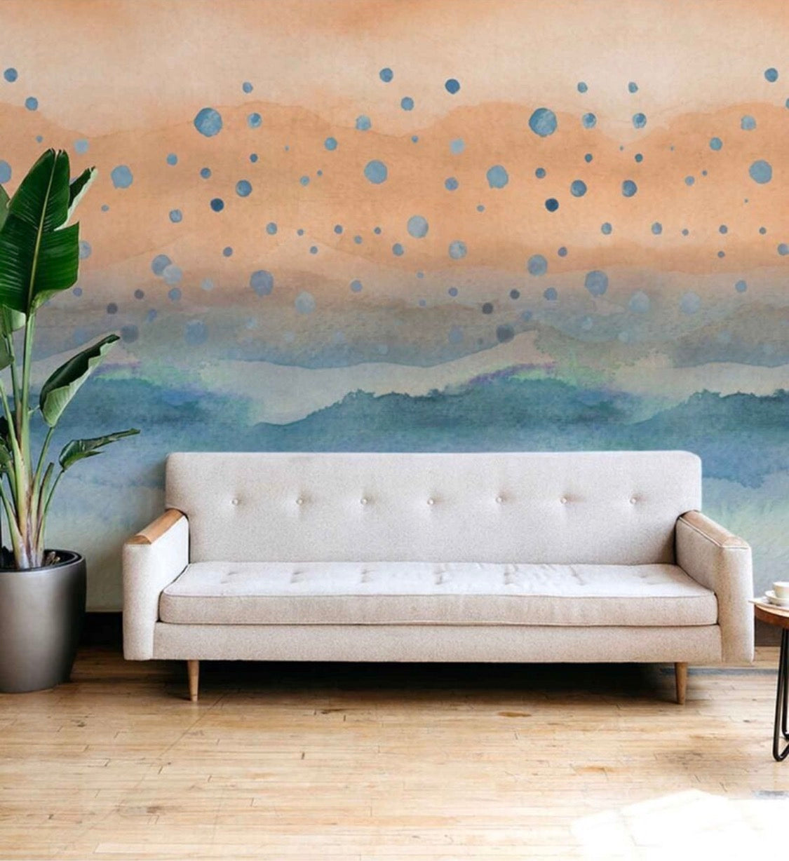 Cool Contemporary Ombre Wallpaper