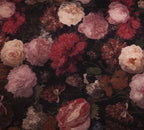 Vintage Dark Floral Wallpaper