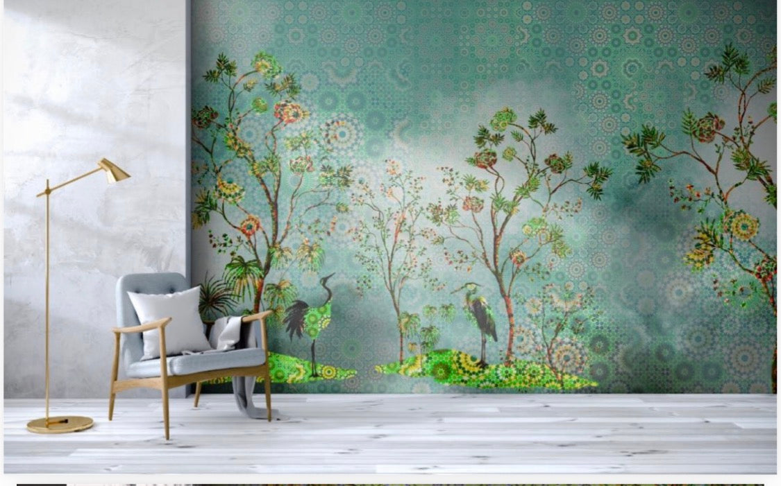 Emerald Garden Mural