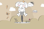 Elephant Bicycle Kids Wallpaper