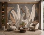 Tropical Leaf Wallpaper | Modern 3D
