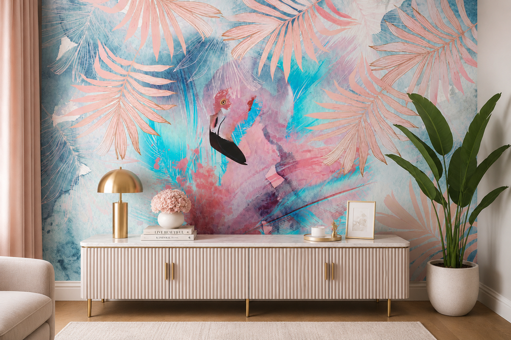 Pastel Flamingo Wallpaper