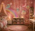 Unicorn & Rainbow Kids Room Wallpaper