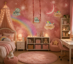 Unicorn & Rainbow Kids Room Wallpaper
