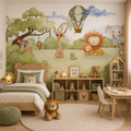 Safari Animal Kids Wallpaper | Kids Bedroom & Playroom