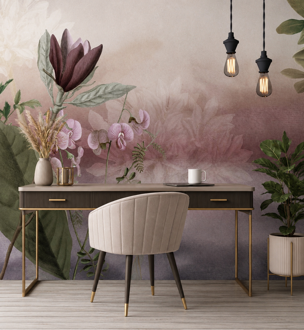 Whispering Blooms – Floral Wallpaper