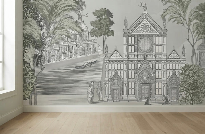 A Manor European Wall Mural Wallpaper