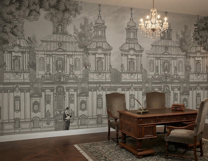 Metropolis wall mural Wallpaper