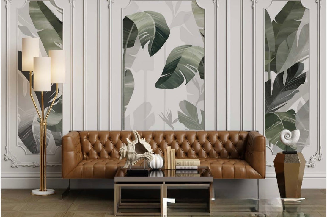 BOTANICAL PANELLED Wallpaper